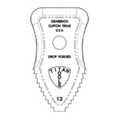 Picture of Gearench Jaws F/C12P Chain Tongscode A Part# - C121