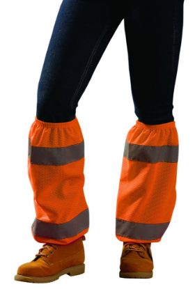 Picture of Occunomix Value Leg Gaiter W/Reflective/Pr  Orange Part# - Lux-Sg-O