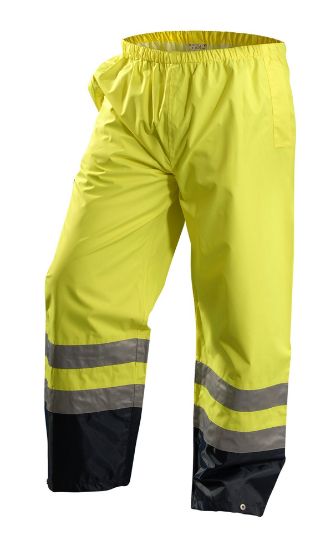 Picture of Occunomix Rainpants 3Mbeadedtape Elastwaist Cle Yel L Part# - Lux-Tenr-Yl