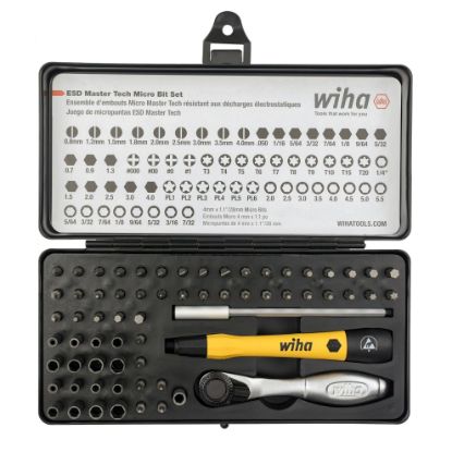 Picture of Wiha Tools Ratchet  72 T  System 4Micro Bit Set Part# - 75965