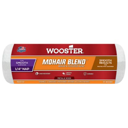 Picture of Wooster 9" Mohair Blend 1/4" Naproller Cover Part# - 00R2070090