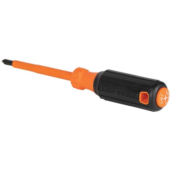 Picture of Klein Tools Insultd Screwdriver #2Phillips Tip 4In Rnd Shank Part# - 6834Ins