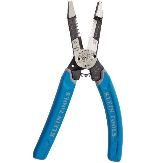 Picture of Klein Tools Klein-Kurve Heavy-Duty Wire Stripper 8-20 Awg Part# - K12035