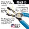 Picture of Klein Tools Klein-Kurve Heavy-Duty Wire Stripper 8-20 Awg Part# - K12035