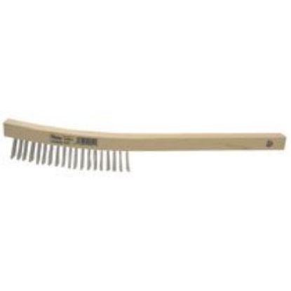 Picture of Weiler® Hand Wire Scratch Brush.012Ss-Curv Part# - 44057