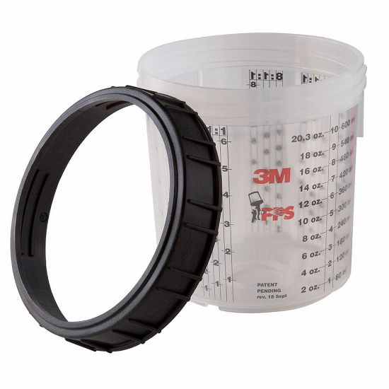 Picture of 3M™ 3M Pps Cup & Collar  16001  Std  2 Per Bx Part# - 7100003286