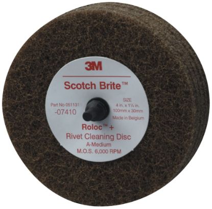 Picture of Scotch-Brite™ 3M Sbrite Disk 4" X 1.25 Part# - 7000120778