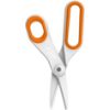 Picture of Slice Slice Large Scissors  White/Orange Part# - 10545