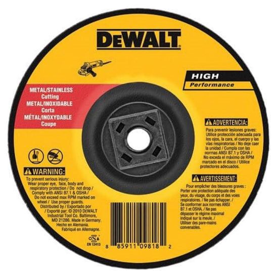 Picture of Dewalt® 7"X.045"X5/8"-11 Hp Cutoff Wheel Type 27 Part# - Dw8427H