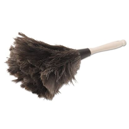 Picture of Boardwalk® Duster 12"Gy Ostrch Fethr Part# - Bwk12Gy