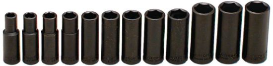 Picture of Wright Tool 3/8"Dr 12Pc Impact Metric Socket Set Part# - 357