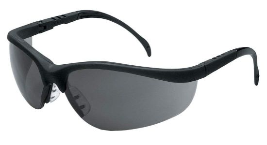 Picture of Mcr Safety Klondike Black Frame Safety Glasses Grey Af Lens Part# - Kd112Af