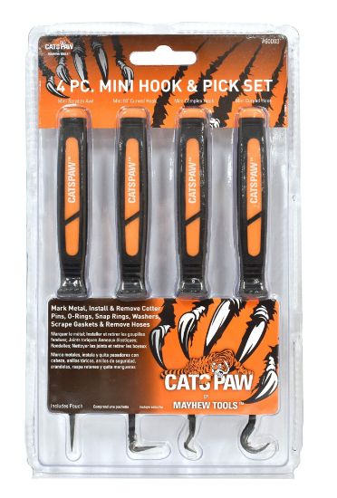 Picture of Mayhew™ Tools 4 Pc. Dominator Mini Hook & Pick Part# - 60003