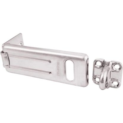 Picture of Master Lock® 4-1/2 In Hardened Steelhasp  Zinc Plated Part# - 704Dpf