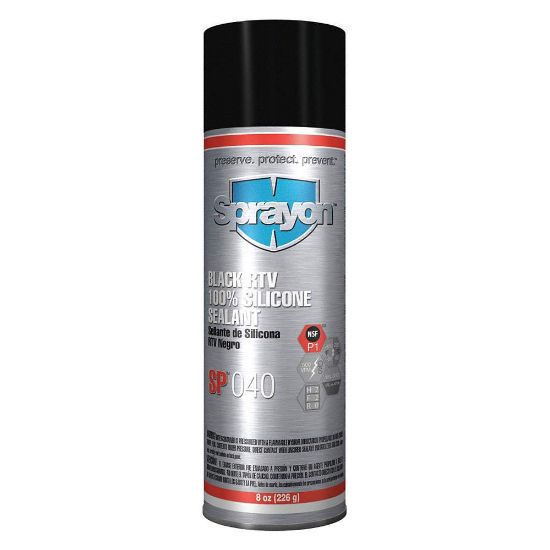 Picture of Sprayon® 8Oz. Rtv Black Siliconesealant Part# - S00040000