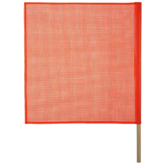 Picture of Keeper Saf Flag W/Wood Dowel 18"X18"Dot Compliant Part# - 4901