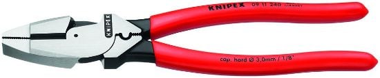 Picture of Knipex High Leverage Lineman New England W/ Tape Puller Part# - 0911240Sba