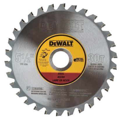 Picture of Dewalt® 5-1/2In 30T Ferr Mtl Cutting 20Mm Arbor Part# - Dwa7770