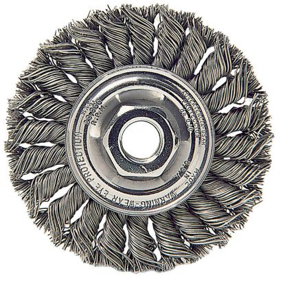 Picture of Weiler® St-6 6" Stnd Twist Wirewheel .023 5/8"-11 A.H. Part# - 8106