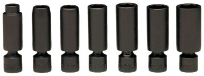 Picture of Wright Tool 7-Pc. 3/8Dr. Deep Universal Power Socket Set Part# - 333