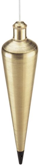 Picture of Empire® Level 00916 16-Oz. Brass Plumbbob Part# - 916Br