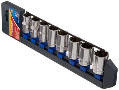 Picture of Crescent® Socket Set 8Pc 1/2" Drive Mm Part# - Csas1N 