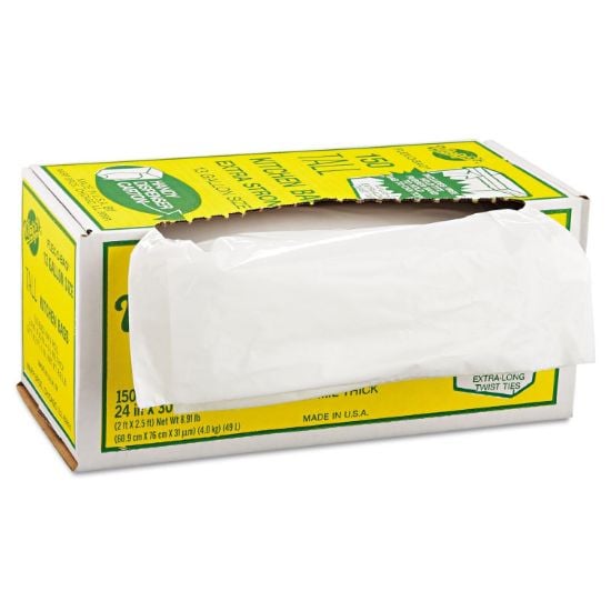 Picture of Warp Brothers 13Gal 1.25 Mil 24X30 Trash Bags Part# - Fb13-150