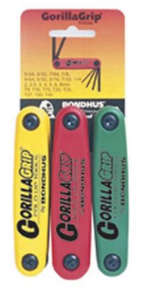 Picture of Bondhus® Gorilla Grip Fold-Up Tool Set Triple Pack Part# - 12533