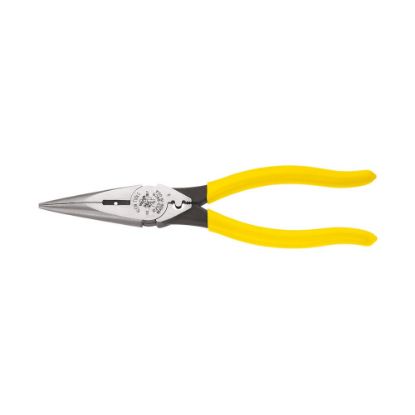 Picture of Klein Tools 71034 8" Long Nose Plier Part# - D203-8Ncr