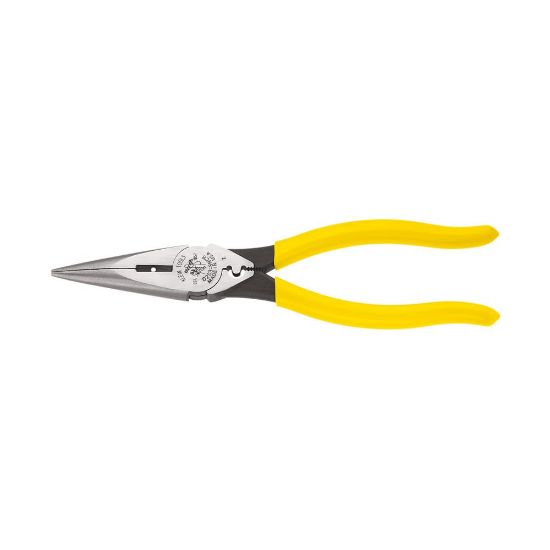 Picture of Klein Tools 71034 8" Long Nose Plier Part# - D203-8Ncr