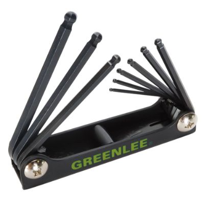 Picture of Greenlee® Wrench Hex-Key Ball-End9 Pc Part# - 0254-12