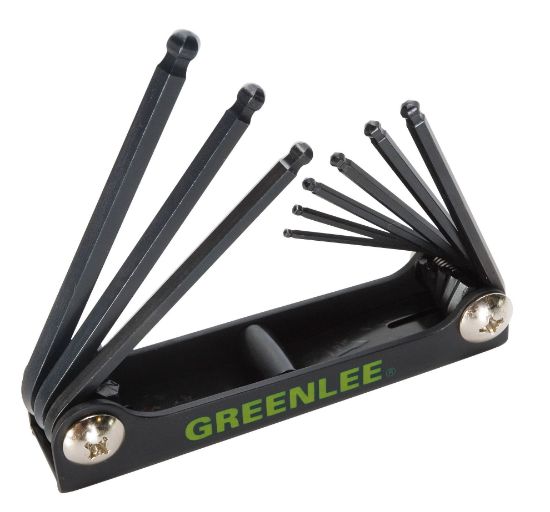 Picture of Greenlee® Wrench Hex-Key Ball-End9 Pc Part# - 0254-12