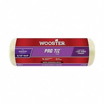 Picture of Wooster 9" Pro Tiz Foam 3/16" Nap Roller Covers Part# - 00R2650090