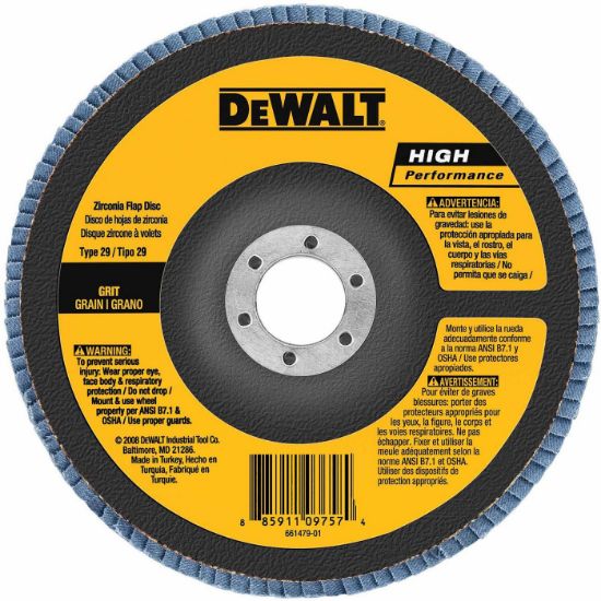 Picture of Dewalt® 6 X 5/8-11 60G T29 Hp Flap Part# - Dw8381H