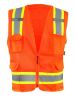 Picture of Occunomix Cl 2 Vest-Mesh-2Tone-Zip-8 Poc-L-O Part# - Eco-Atrnsm-Ol