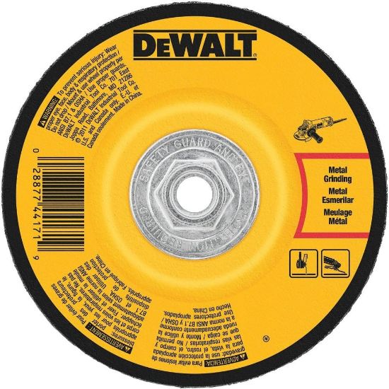 Picture of Dewalt® 6" X 1/4" X 5/8"-11 Hp Metal Grinding Wheel Part# - Dw4626