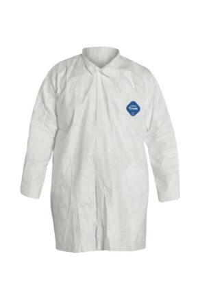 Picture of Dupont Tyvek Lab Coat Snap Front Part# - D13398065