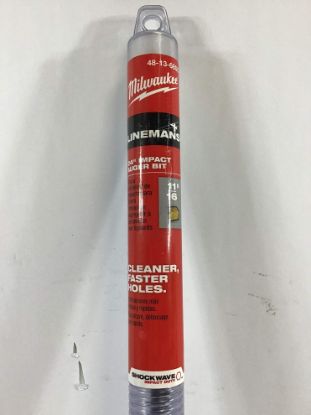 Picture of Milwaukee® Tool 11/16" X 24" Shockwave Lineman'S Imp Auger Bit Part# - 48-13-6805