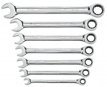 Picture of Gearwrench® 7Pc Metric Rat Wrench Set Part# - 9417