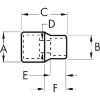 Picture of Gearwrench® Skt Dp 3/4Dr 6Pt 46Mm Part# - 82496