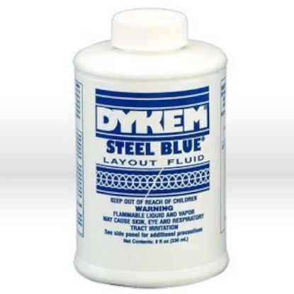 Picture of Dykem Steel Blue Layout Fluid8Oz. Bic Part# - 80400