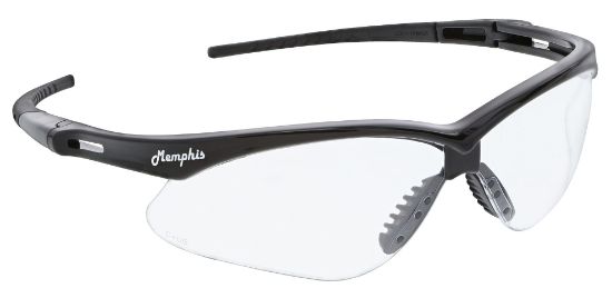 Picture of Mcr Safety Memphis Mp1 Black Frame Clear Part# - Mp110