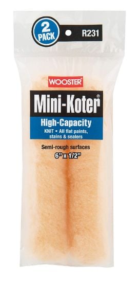 Picture of Wooster 6" Mini-Koter Knit 1/2"Nap 2-Pk Mini Rollers Part# - 00R2310060