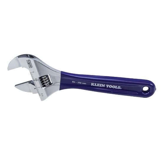 Picture of Klein Tools Slim-Jaw Adjustable Wrench  8" Part# - D86936