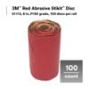 Picture of 3M™ Red Abrasive Stikit Disc  01105  6"  P800 Grade Part# - 7000119762