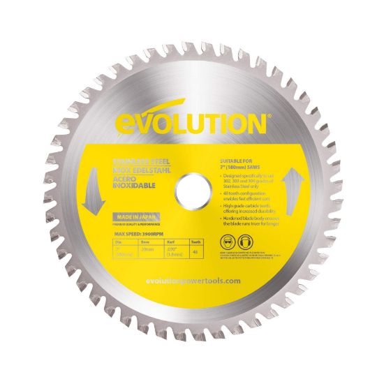 Picture of Evolution 7" Stainless Cutting Blade Part# - 180Blade-Ssn