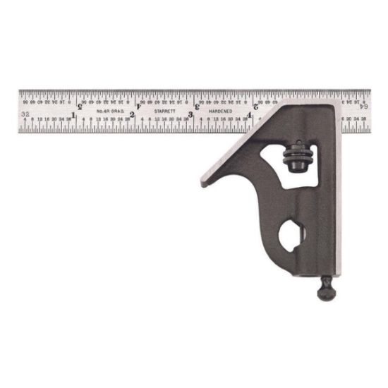 Picture of L.S. Starrett 11H-6-4R 6" Combinationsquare- 4R Grad Part# - 50051