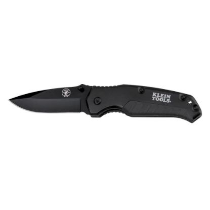 Picture of Klein Tools Pocket Knife  Black  Drop-Point Blade Part# - 44220