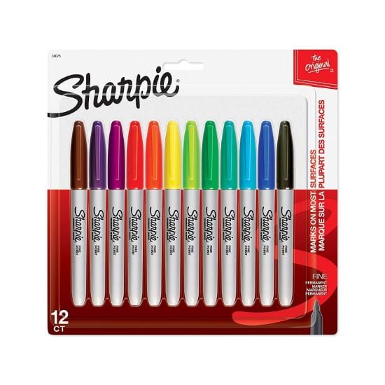 Picture of Sharpie® Sharpie Assort 12 Colorsfine Point Carded Part# - 30075Pp