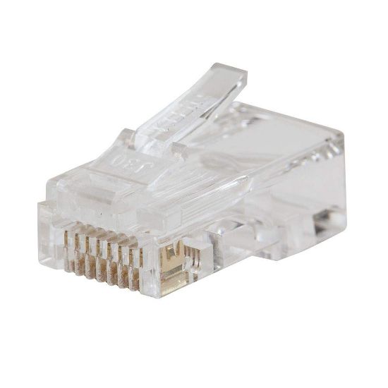 Picture of Klein Tools Pass-Thru Modular Data Plug  Rj45-Cat6 Part# - Vdv826-703